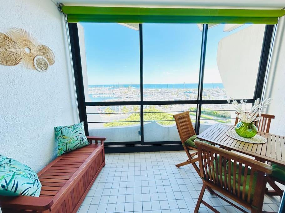 Studio Chic & Cosy Vue Mer, Clim, Parking Ла-Гранд-Мот Экстерьер фото
